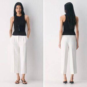 Aritzia Wilfred Effortless Pant Cropped Crepette Trousers